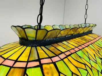 Tiffany pool- leestafellamp Dragonfly Green