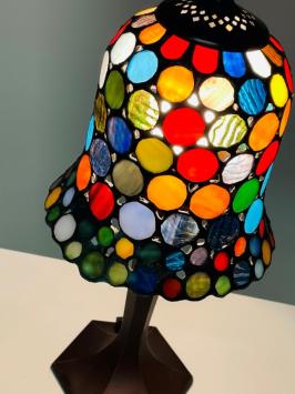 Tiffany tafellamp Colorfull
