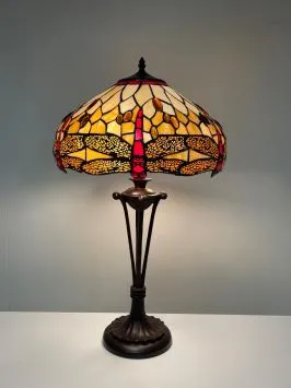 Tiffany tafellamp Dragonfly 40 - P52  - 1101