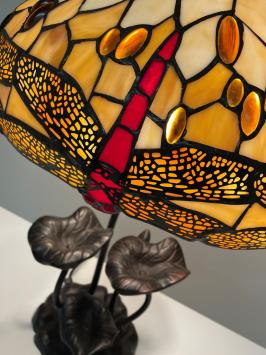 Tiffany tafellamp Dragonfly  P19 - 1101