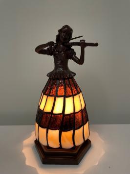 Tiffany tafellamp Geiger Frau