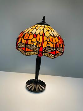 Tiffany tafellamp Orange Butterfly