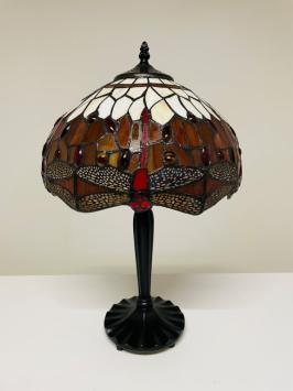 Tiffany tafellamp Orange Butterfly