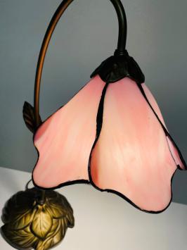 Tiffany tafellamp Pink Lotus