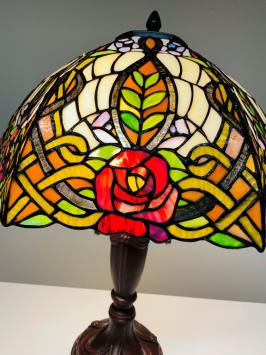Tiffany tafellamp Rosa
