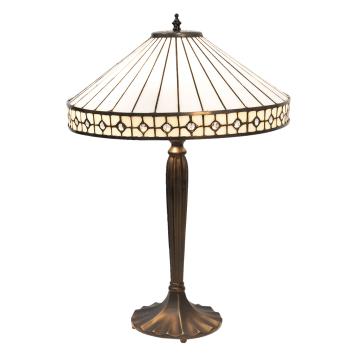 Tiffany tafellamp Serrata