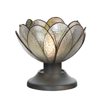 Tiffany Tafellamp Sparkling Pioenroos