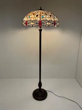 Tiffany vloerlamp Dragonfly 55cm - F2