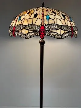 Tiffany vloerlamp Dragonfly 55cm - F2
