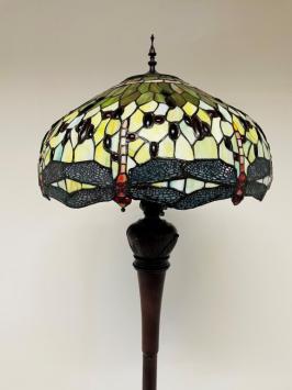 Tiffany vloerlamp Dragonfly Green 51 Deluxe