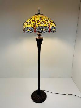 Tiffany vloerlamp Dragonfly Green 51 Deluxe