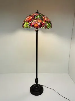 Tiffany Vloerlamp Ø50cm Peony Rich