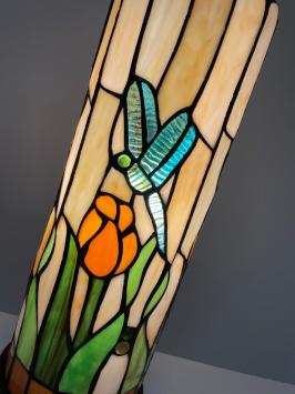 Tiffany windlicht Tulip Dragonfly hoog