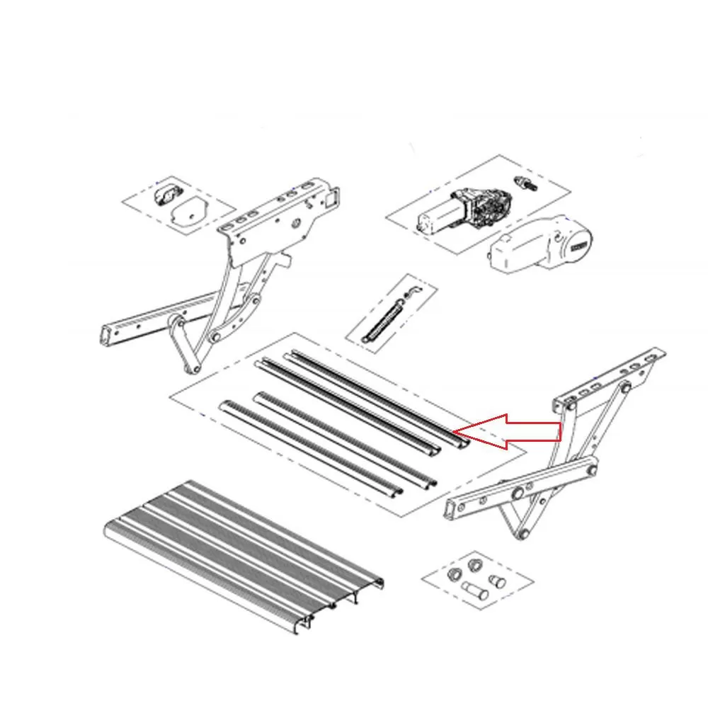 PIECES POUR MARCHEPIED 12V OMNI-STEP SLIDE OUT