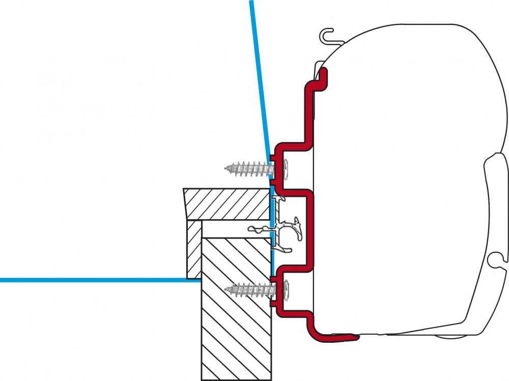 Fiamma Hymer Exsis Adapter <2005 300 F45