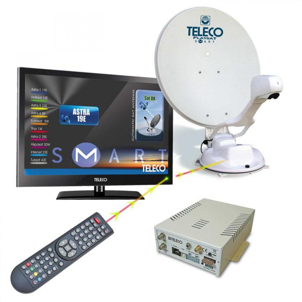 Teleco Flatsat Komfort Smart 65+19 Inch TV