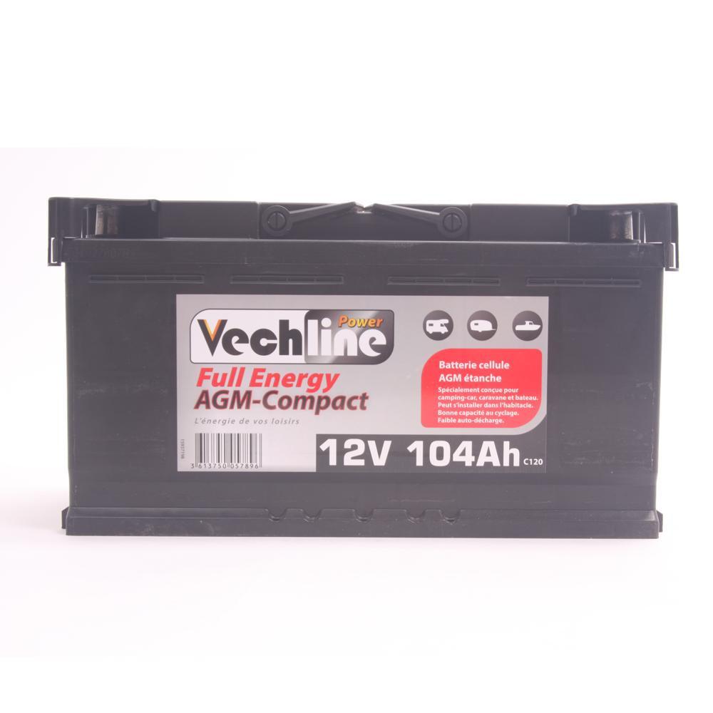 Vechline AGM Compact Accu 100Ah (Fiat Ducato)