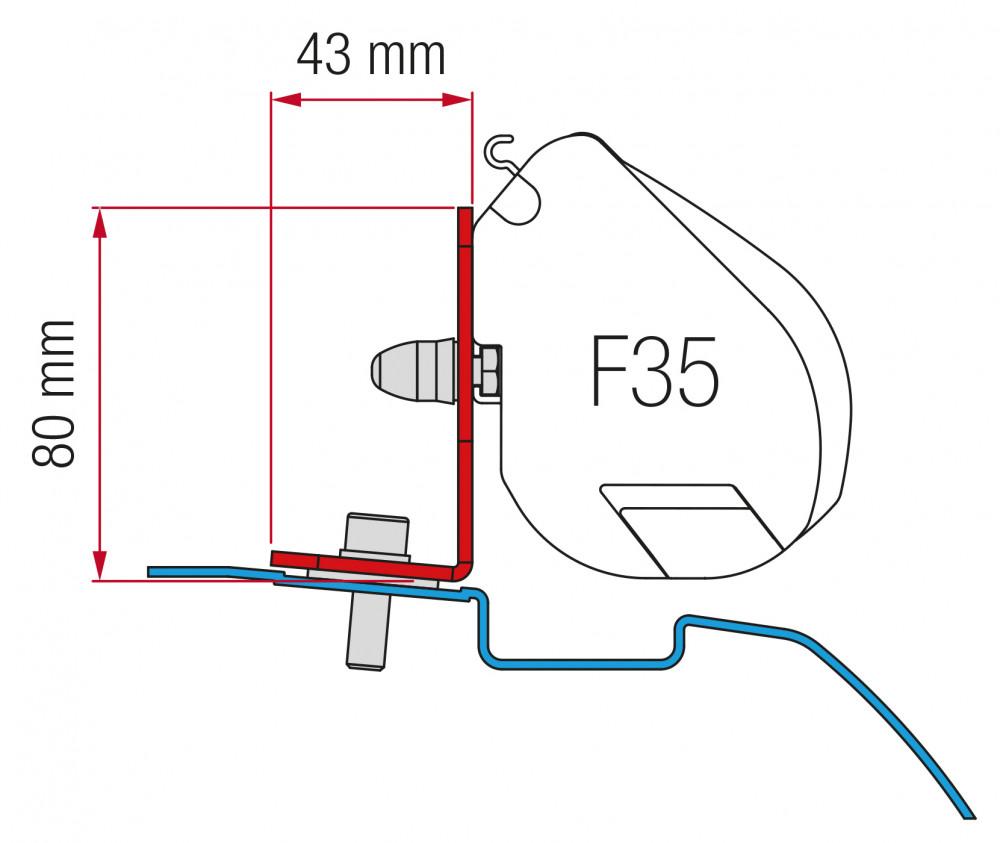 Fiamma Nissan NV200 Kit H1-L1 F35