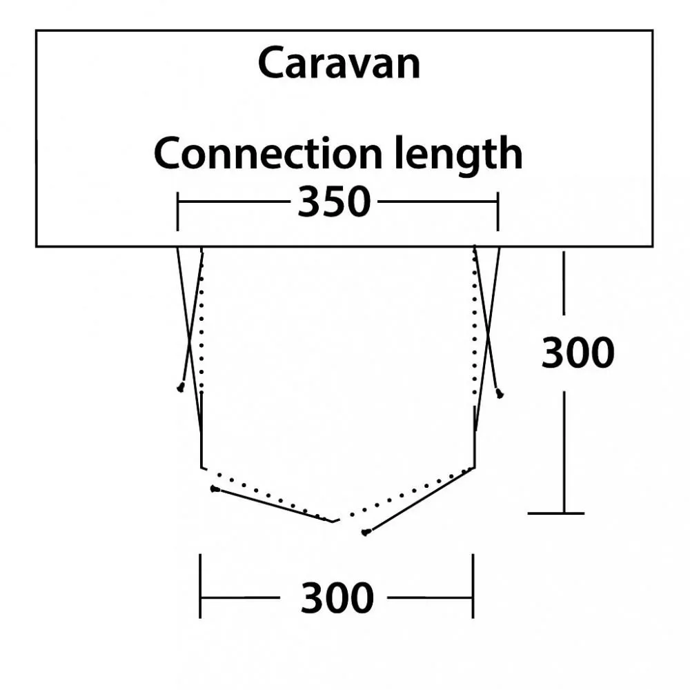 Outwell Caravanvoortent Mirage 300SA