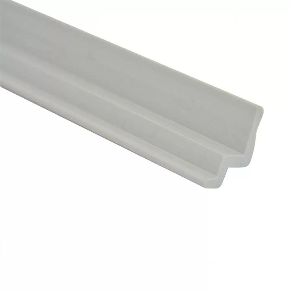 Tafelbladrail Kunststof Grijs 60cm