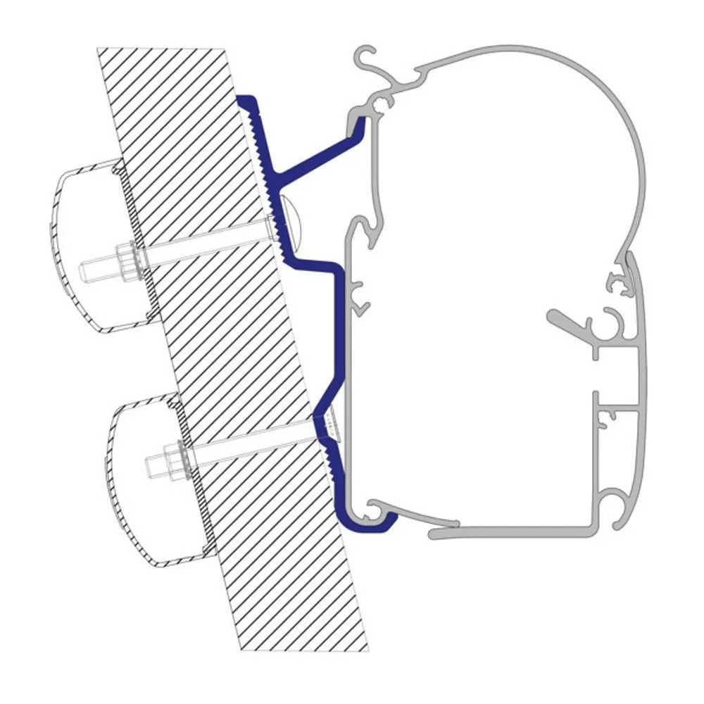 Dometic Ducato H2 Hefdak Adapter