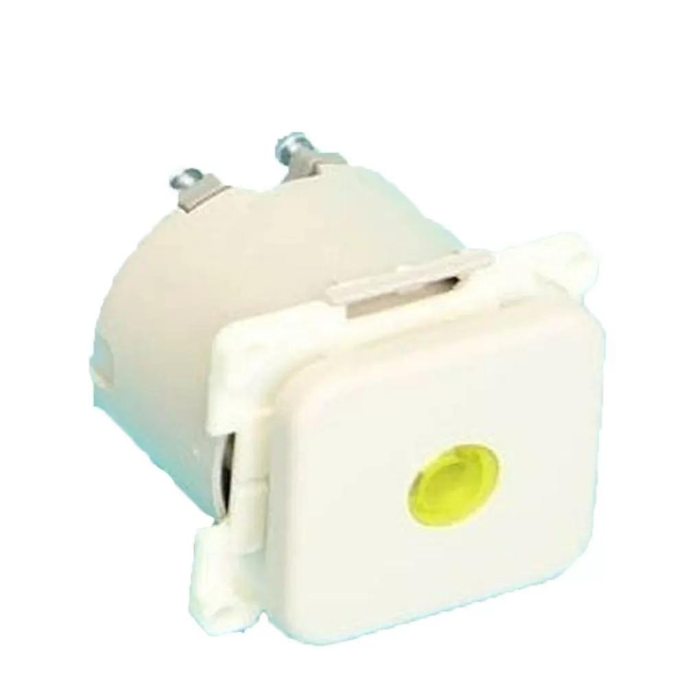 Presto Wipschakelaar met Lampje Inbouw Wit S-10.000