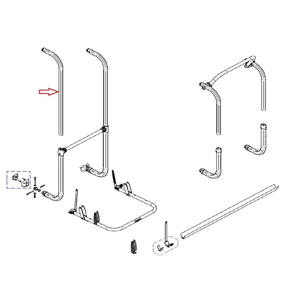 Thule Elite G2 Bovenarm zwart