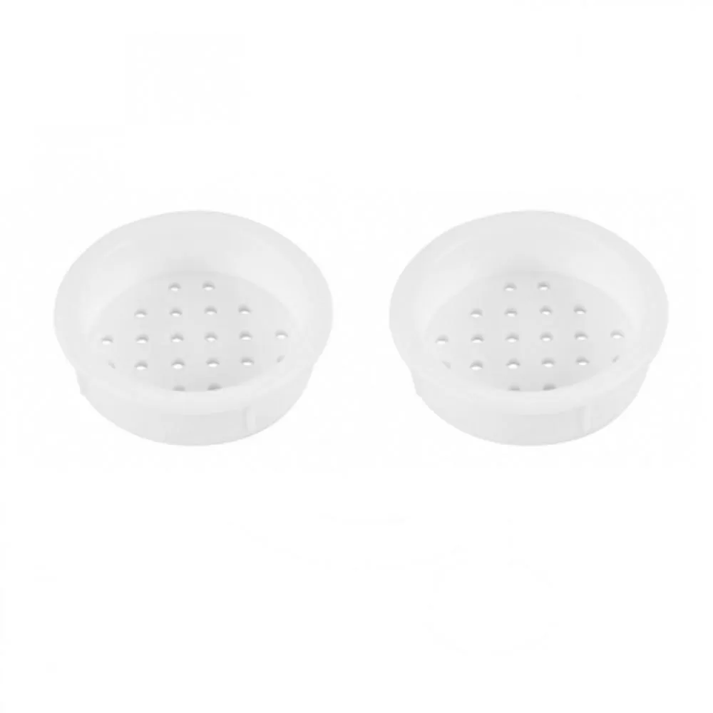 Rozet Wit 34-39mm rond inbouw à 4 st.