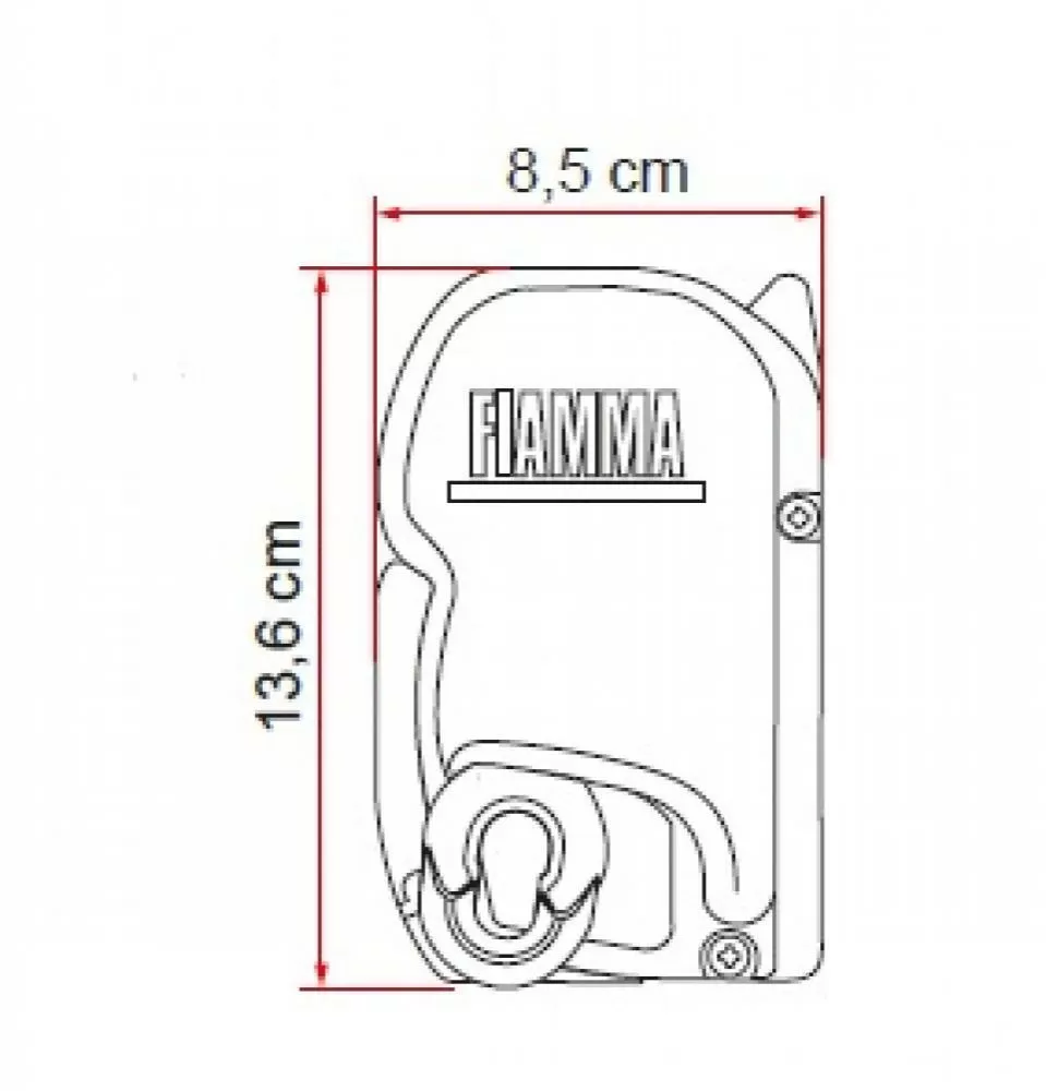 Fiamma F45S 450 Titanium-Royal Grey