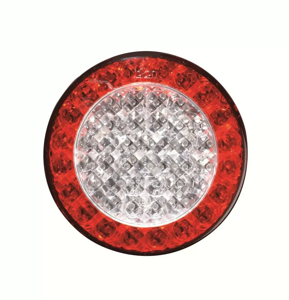 Jokon Knipper/ Rem/ Achterlicht LED 730 Rond Wit/Rood