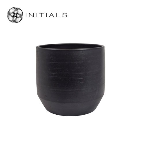 Pot Scalas Ceramic Black