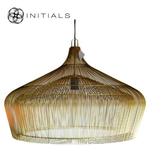 Hanging Lamp Moire Factory Iron Wire Gold