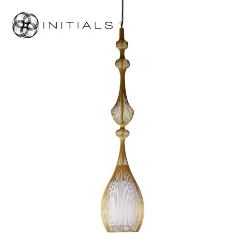Hanging Lamp Oriental Tear Iron Wire Gold