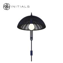 Wall Lamp Moire Dome Iron Wire Black