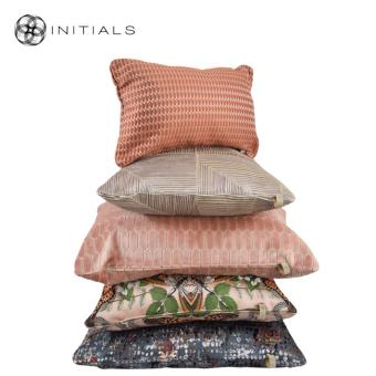 S/5 Cushions Ballet Pink