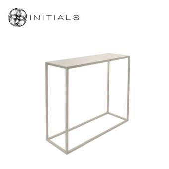 Side Table Broadway Raw Iron Ivory