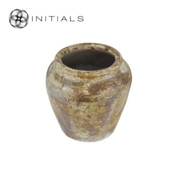 Pot Domus Stone Yellow Ochre