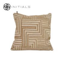 Cushion Cabin Marcrame Tobacco Brown