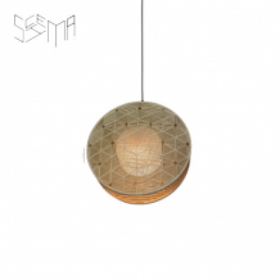 Hanging Lamp Hush-Hush Iron Wire Cream/Gold