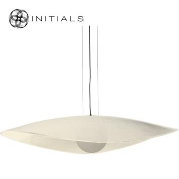 Hanging Lamp Volo Pendant Iron Wire Riff White
