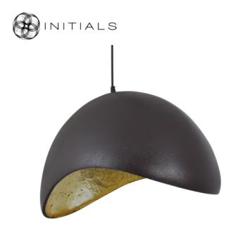 Hanging Lamp Napoleon Polyresin Dark Brown