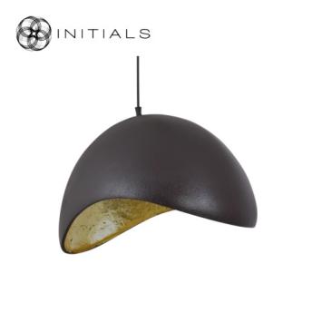 Hanging Lamp Napoleon Polyresin Dark Brown