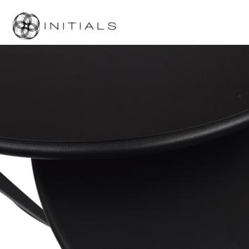 S/2 Coffee Table Metal Black