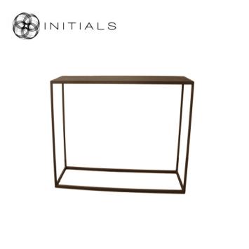 Side Table Broadway Raw Iron Metallic Brown