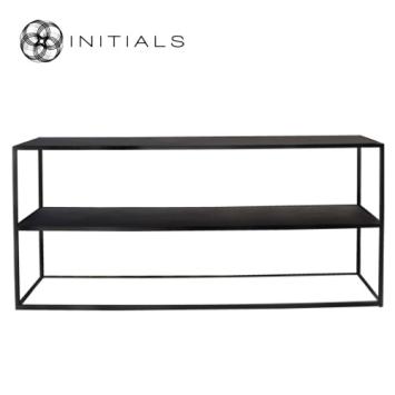 Storage Table Broadway 2 Raw Iron Black