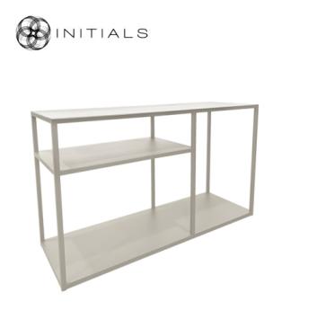 Storage Table Broadway Play Raw Iron Ivory