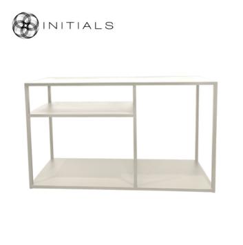 Storage Table Broadway Play Raw Iron Ivory