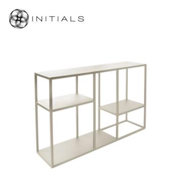 Storage Table Broadway Play Raw Iron Ivory