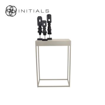 Side Table Skyline Raw Iron Ivory