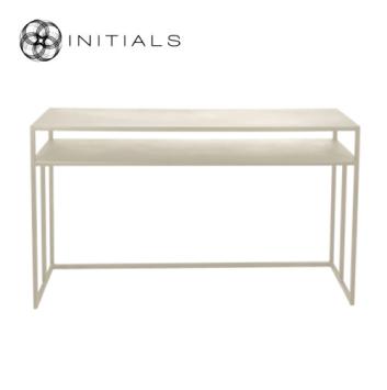 Desk | Side Table Broadway 2 Raw Iron Ivory